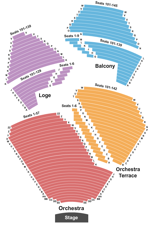 Segerstrom Center For The Arts Beana Vista Social Club Seating Chart